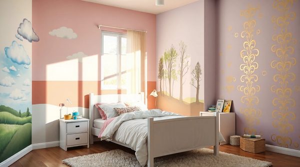 Des papiers peints variés pour la chambre de votre fille